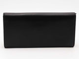 Salvatore Ferragamo Gancini Leather Wallet Black Aa0826lzxsa