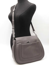 Marc Jacobs Empire City Crossbody Messenger Bag In Grey Leather Fw0926wrdu