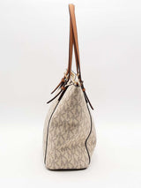 Michael Kors Ciara Vanilla Large Tote White Aa0926wrsa