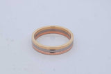 Cartier Vendome Louis 18k Tricolor Gold Band Ring 7.5 Grams Size 62 Eb0926exzde