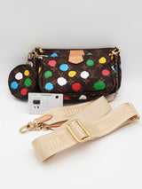 Louis Vuitton Kusama Monogram Painted Dots Multi Pochette Accessories Eb726lxxzsa