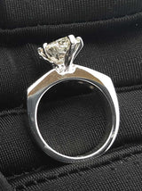 3.07 Ctw Marquise Diamond & 14k Gold Engagement Ring 7.8g Size 5.75 Fw0426pzxzdu