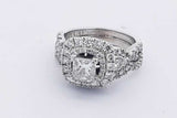 2.47cttw Diamond Ring In 14k White Gold 9.2 Grams Size 5 Eb0725lexzsa