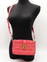 Louis Vuitton Troca Handbag In Pink Damier-quilted Leather Fw0625lzxzdu