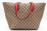 Gucci Gg Monogram Supreme Canvas Linea A Tote Bag Eb0626oxzde