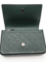 Burberry Hamsphire Perforated Green Leather Crossbody Eb1225orxdu
