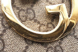 Gucci Supreme Monogram Canvas Mini Blondie Shoulder Bag Eb0326exzsa