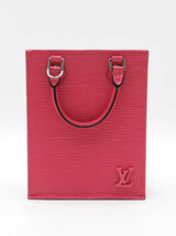 Louis Vuitton Petit Sac Plat In Rose Pondicherry Epi Leather Fw0726rzxdu