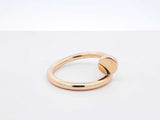 Cartier Juste Un Clou Ring In 18k Yellow Gold 9.5 Gram Size 63/10.25 Fw0526exzde