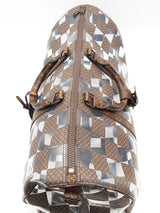 Louis Vuitton Monogram Pvc Chess Keeepall Bandouliere 50 Eb1223wxxzsa