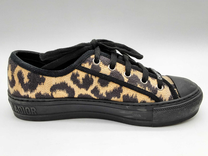 Christian Dior Walk N Dior Leopard Print Sneakers Size Eu 36.5 Do0924loxde