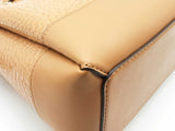 Michael Kors Reed Belted Deer Tan Croc Embossed Leather Satchel Bag Do0626wxde