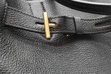 Tom Ford Black Leather Audrey Tote Bag Eb0926scrde