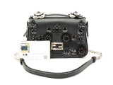 Fendi Vitello Dolce Flowerland Bi-color Micro Double Baguette Bag Fw0225pzxdu