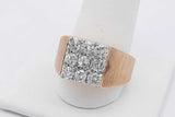1.35cttw Diamond Ring In 14k Yellow Gold 12 Grams Size 10 Eb1225erxsa