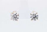 2.94cttw Lab Grown Diamond Stud Earrings 14k Yellow Gold 1.6 Grams Eb0326crxsa