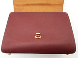 Coach Tilly Top Handle Wine Red Leather Crossbody Bag Do0825oxde
