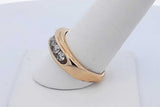 0.7cttw Diamond Ring In 10k Yellow Gold 3.4 Grams Size 9 Eb0926wxzde