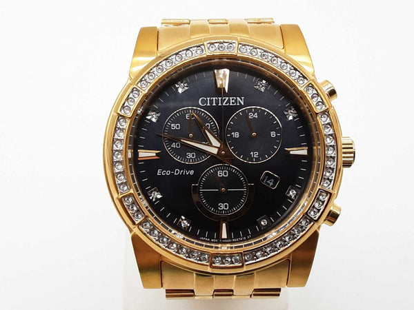 Citizen H500-r012355 43 Eco-drive Chronograph Solar Quartz Watch Do1025lrxde