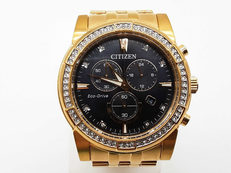 Citizen H500-r012355 43 Eco-drive Chronograph Solar Quartz Watch Do1025lrxde