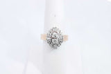 Approx. 1.06ctw Diamond Ring In 14k Yellow Gold 8.2 Grams Size 7 Eb0624oxzsa