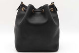 Louis Vuitton Black Leather Lockme Bucket Bag Eb1225rxzdu