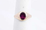 Purple Gemstone Ring In 10k Yellow Gold 1.3 Grams Size 5.75 Eb0924orsa