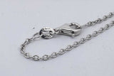 14k White Gold Diamond Pendant Necklace 4.4 Grams 17 Inch Eb0726pxzsa