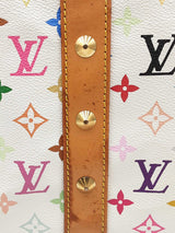 Louis Vuitton X Takashi Murakami Keepall 45 In White Multicolor Monogram Coated Canvas Fw0726lcrxdu