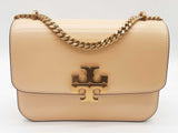 Tory Burch Eleanor Spazzolato Os Vanilla Beige Leather Shoulder Bag Do0525lxzde