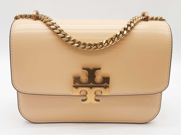 Tory Burch Eleanor Spazzolato Os Vanilla Beige Leather Shoulder Bag Do0525lxzde