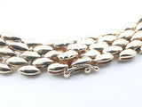 0.38 Cttw Diamond & 14k Yellow Panther Link Bracelet 20.5g 7 Inch Fw0826llcrdu