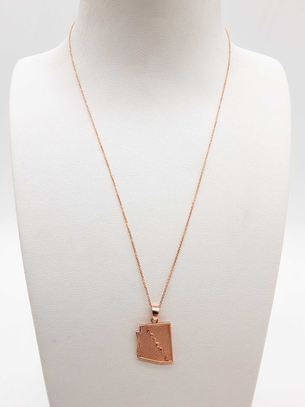 10k Rose Gold 2.9g Arizona Pendant Chain 16 In Do1024irde