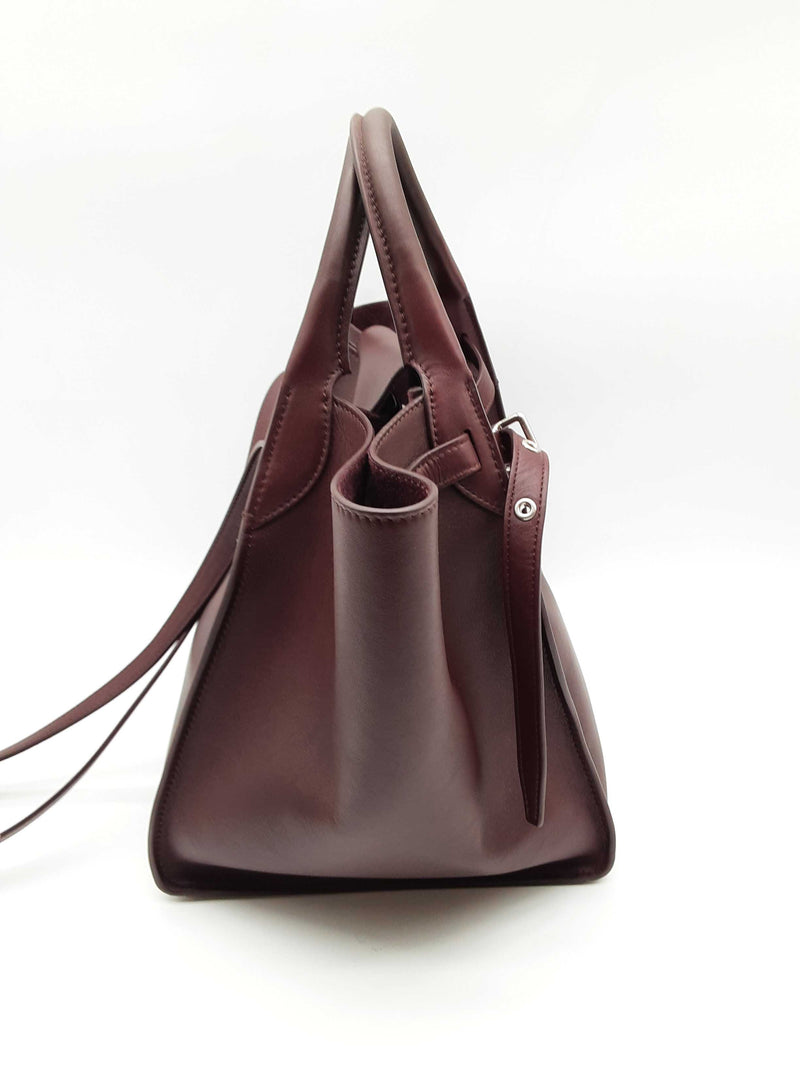 Celine Big Bag Burgundy Purple Calfskin Leather Tote Bag Do0624sxzde