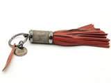 Montblanc Red Leather Tassel Key Chain Sd0626lrde