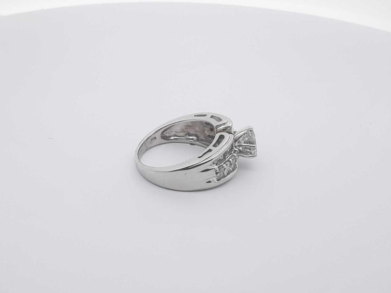 1.27ctw Diamond 14k White Gold 7.9 Grams Ring Size 7 Sd0625lozxsa