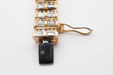 3.58cttw Diamond 18k Yellow Gold Tennis Bracelet 45 Grams 7 Inch Eb0626woxzsa
