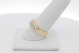 0.45cttw Princess Cut Diamond Ring In 18k Yellow Gold 6.7g Size 8.25 Eb1026rrxsa