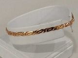 Fancy Infinity Link Bracelet Yellow Gold 18k 5.7 Grams 6 Inch Vc06260wczmia