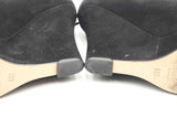 Gucci Black Suede Ankle Strap Wedges Size 6.5 B Eb0526lxzsa