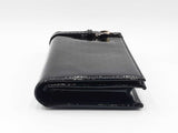 Gucci Nice Crossbody Wallet In Black Microguccissima Patent Leather Fw0126lrzdu