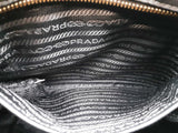 Prada Saffiano Trimmed Tessuto Nylon Black Handbag Sd0825pzxde