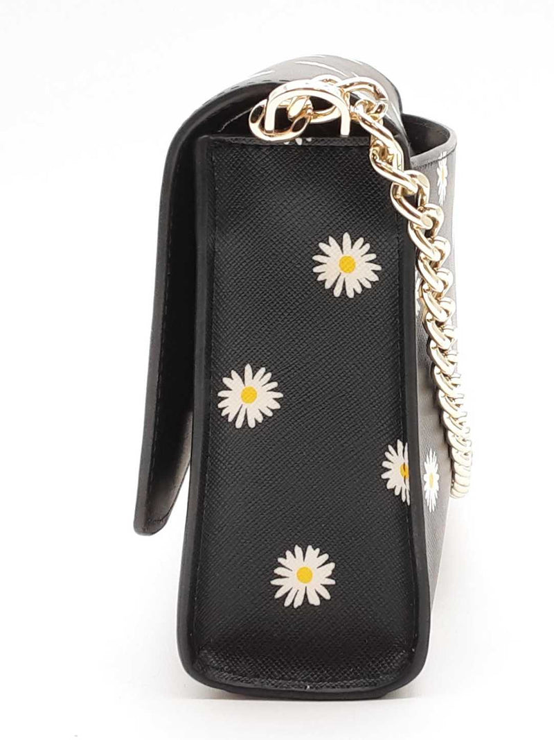 Kate Spade Black & White Scattered Daisies Carson Handbag Lh112024ixde