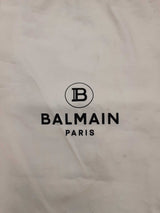 Balmain 1945 Pink & Beige Monogram Jacquard & Leather Shoulder Bag Fw0926wxzdu