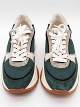 Jimmy Choo Landon Forest Green Marl Gray Tan Shoe Size Eu 39 Do0926lxzde