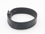 Louis Vuitton Lv Slim Monogram Eclipse Bracelet 9 Inch Sd0825lrzsa