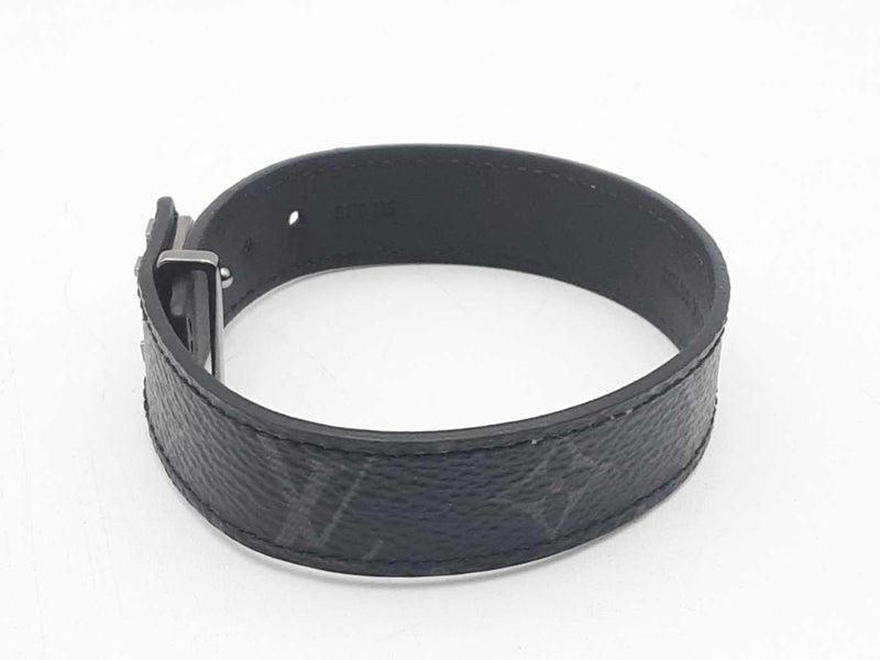 Louis Vuitton Lv Slim Monogram Eclipse Bracelet 9 Inch Sd0825lrzsa