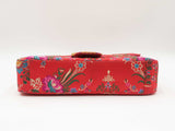 Gucci Marmont Medium Shoulder Bag In Red Silk Jacquard Fw0826crzdu