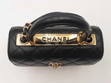 Chanel Quilted Lambskin Leather Small Trendy Handbag Sd0825lrzxsa