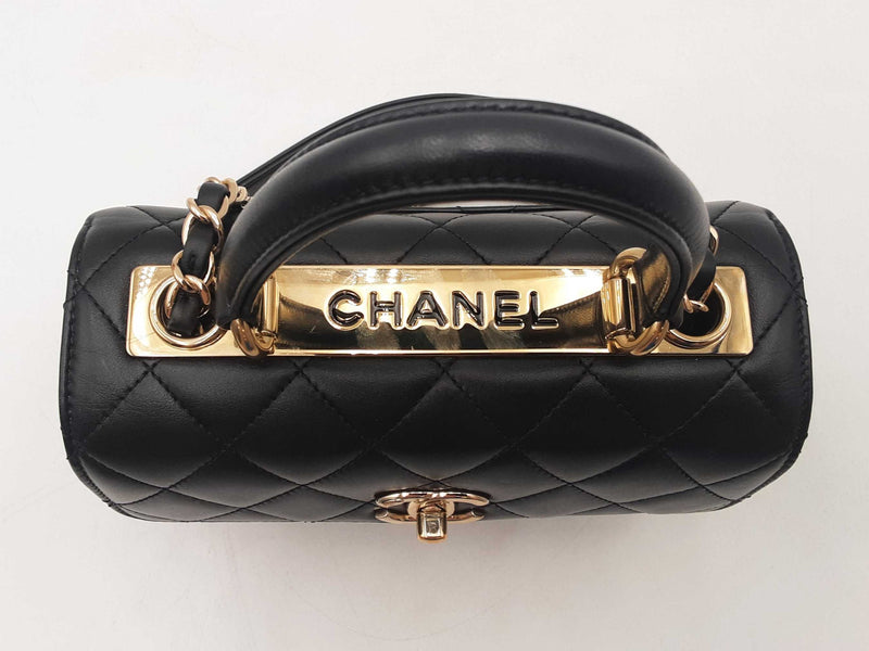 Chanel Quilted Lambskin Leather Small Trendy Handbag Sd0825lrzxsa